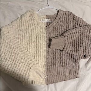 Two-Tone Altar’d State Knit Sweater